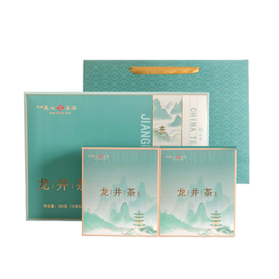 天福天心茗茶龙井绿茶过年年货送礼佳品送长辈礼盒装200g