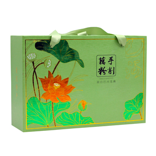 黄冈特产巴河藕粉手削藕粉无添加礼品精美礼盒送长辈食品冲泡代餐