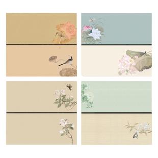 景阳阁新款双面文创书法毛毡垫彩绘毛毡布创意印花书画布垫毛笔国画羊毛垫文房四宝画毡书画专用书法垫可水洗