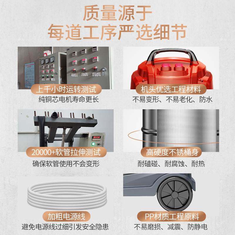 杰诺工业用吸尘器工厂车间粉尘超强力大功率商用大吸力大型吸尘机,五金/工具,工业吸尘器/除尘器,淘宝优惠券,粉丝福利购,淘宝优惠卷