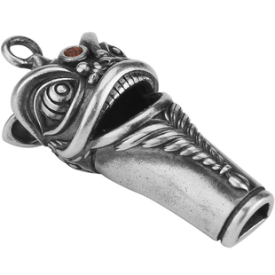 河东狮吼/925纯银安全哨子项链吊坠送老婆女朋友礼物光复号原创