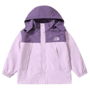 女童冬装外套2025新款儿童冲锋衣三合一可拆卸大童户外保暖防风衣