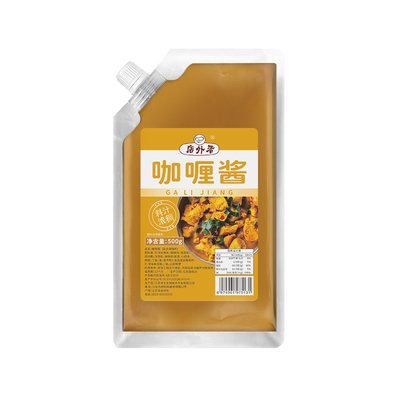 咖喱酱商用浓缩咖喱酱饭咖喱鸡鱼蛋酱汁正宗咖喱牛腩炒饭酱料500g