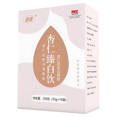 杏仁七白饮南杏仁粉七白粉速饮冲泡美女生养生茶包百合山药葛根