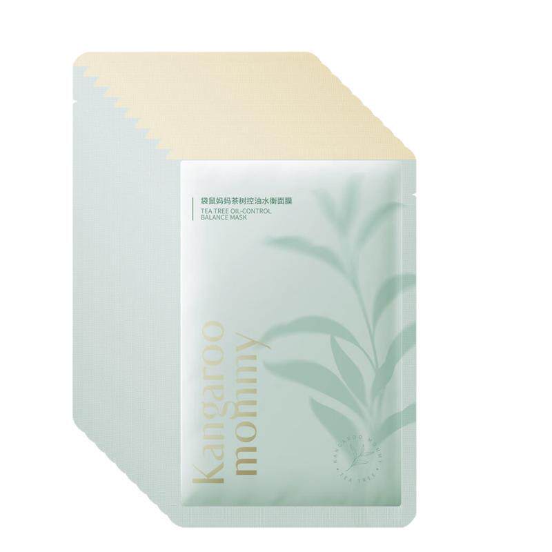 袋鼠妈妈清痘控油茶树补水面膜贴
