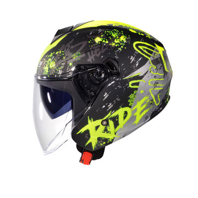 LS2摩托车四季头盔四分之三盔