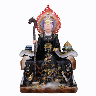 黑老太太神像黑妈妈像体真身汉白玉堂口四大家族铁刹山供奉摆件