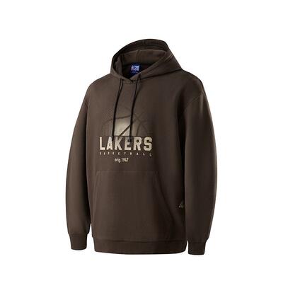 NBA官方正品湖人/勇士队训练时刻系列秋冬季男女同款运动连帽卫衣