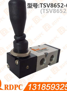 RDPC手板阀TSV86522M二位五通-02M手动阀气动换向阀TSV98322M