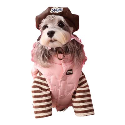 泰迪博美柯基法斗无袖羽绒服马甲