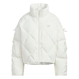 保暖宽松舒适立领鸭绒羽绒服女装秋冬新款adidas阿迪达斯三叶草