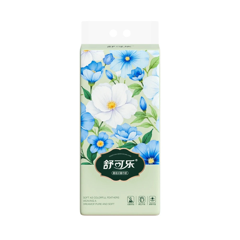 舒可乐大包悬挂式抽纸原生木浆加大尺寸学生宿舍家用擦手纸卫生纸