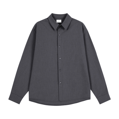 BCALM破骨立体解构羊毛醋酸衬衫