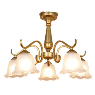 欧式铁艺铜色烤漆复古吸吊灯客厅卧室餐厅书房美式简约灯饰新款