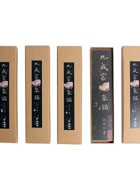 欧阳询九成宫醴泉铭4册套装字帖欧体楷书字卡单页临摹携带方便
