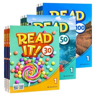 【原版进口】 Read it 幼少儿阅读教材 readit！1 2 3级 30词 50词 100词read it幼少儿初级阅读短期专项英语系列课程教材