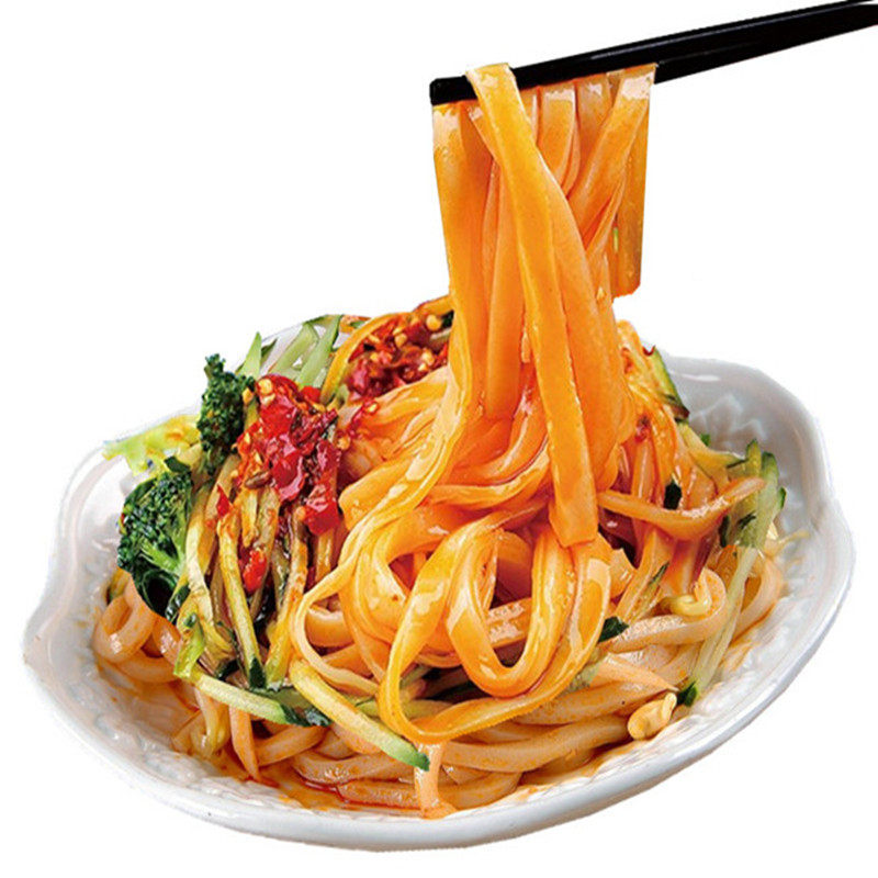 现做陕西米皮凉皮特产真空包装西安美食开袋即食5袋非擀面皮包邮