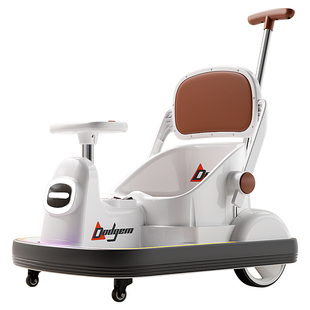 儿童电动车四轮1-3岁婴儿宝宝碰碰车室内可坐人充电手推玩具遥控