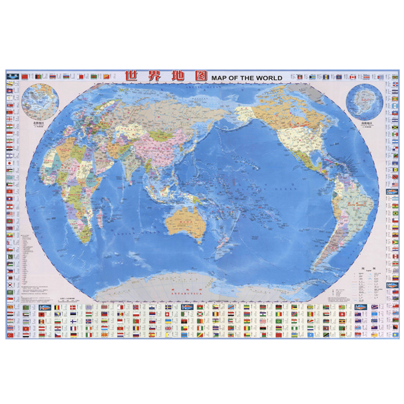 中英双语世界办公室客厅沙发地图