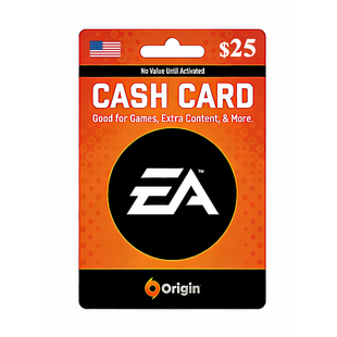EA Origin Cash Card 美国橘子平台25美元充值卡 EA prepaid card