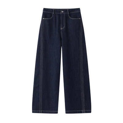 CHICJOJO加厚休闲镰刀牛仔裤