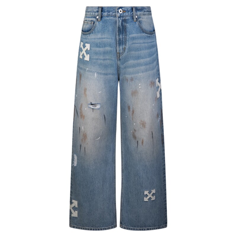 OFF-WHITE™破洞牛仔裤