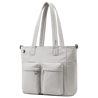 阿季2025新款上班通勤托特包大容量尼龙轻便斜挎包休闲手提单肩包