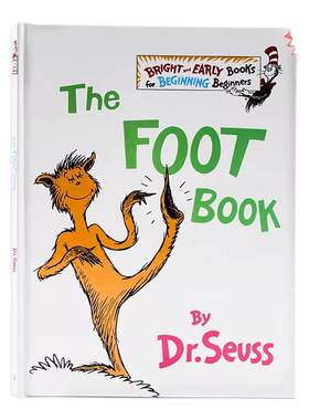 进口英文原版正版绘本 The Foot Book 精装 苏斯博士千奇百怪的脚 Dr suess 廖彩杏书单 幼儿早教读本