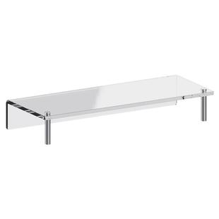 电脑显示器增高架亚克力透明简约抬高视角家用桌面整理收纳置物架