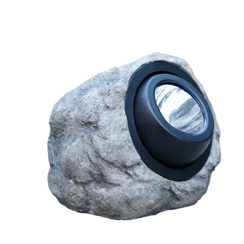 太阳能石头灯户外庭院花园照明草坪院子装饰别墅造景园林照树射灯