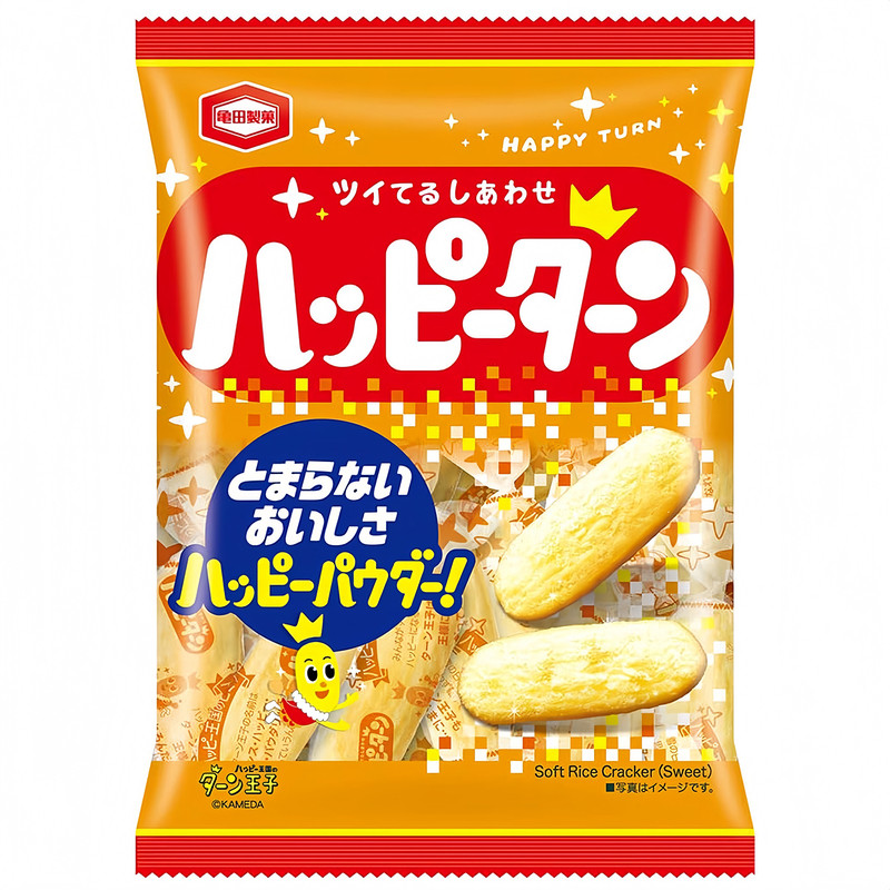 日本进口龟田制果宝宝米饼减盐