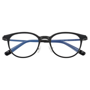 韩系钨钛9g波士顿眼镜框黑框冷茶色百搭学院风小香近视眼镜2A55