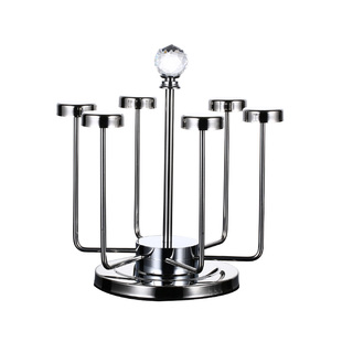 杯架不锈钢茶杯架挂杯子架子水杯置物架创意啤酒玻璃杯沥水架家用