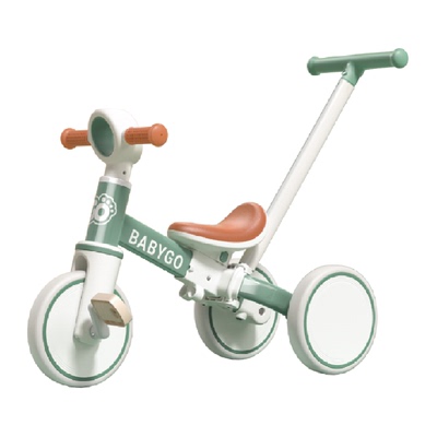 BABYGO遛娃神器脚踏三轮车
