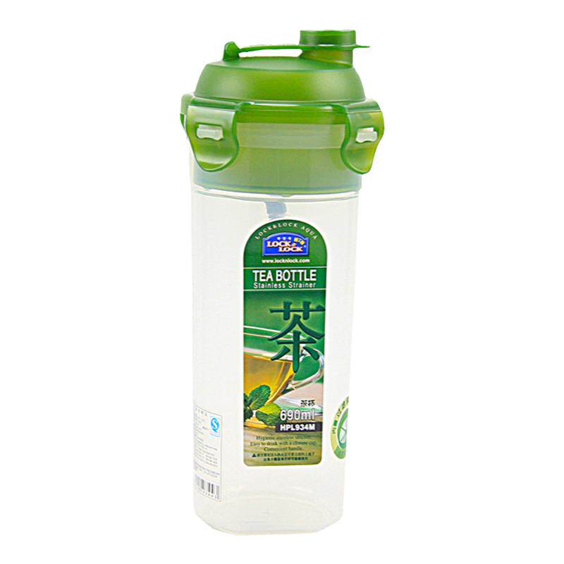乐扣水杯塑料便携户外运动水壶
