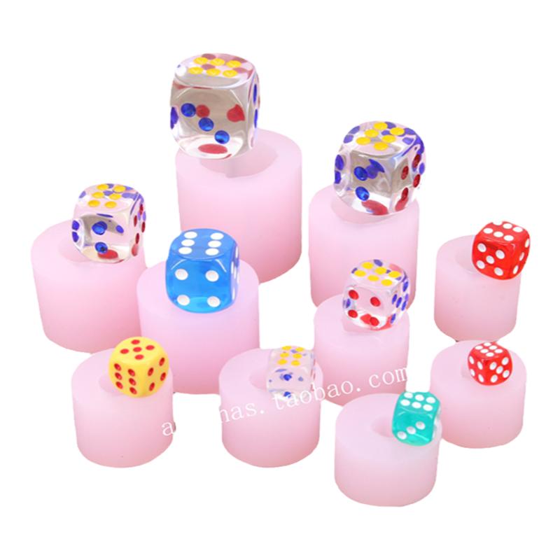 骰子巧克力麻将色子厨用硅胶模具