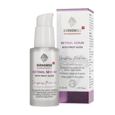 瑞士EVENSWISS优芙思果酸精华淡化细纹30ml【效期至2027年5月】
