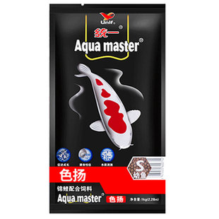 统一锦鲤饲料5kg正品统一锦鲤鱼饲料专用鱼食粮辅助增色不易浑水