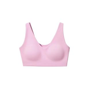 ubrasV领宽肩带运动背心文胸防震跑步训练瑜伽健身内衣女