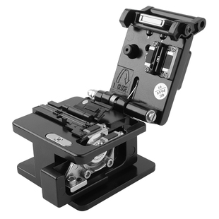 光纤切割刀FC-5S光缆熔接机切刀FTTH热熔冷接工具套装光钎切割机 配红光笔