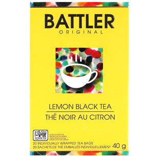 斯里兰卡原装进口 巴特勒Battler 柠檬风味红茶 20独立茶包调味茶