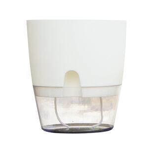 懒人自动吸水花盆塑料简约仿陶瓷绿萝箩多肉室内水培花盆盆栽储水