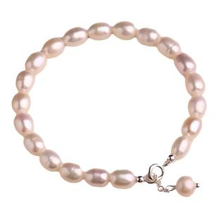 正品天然淡水珍珠手链女简约轻奢小众手串送母亲女友闺蜜生日礼物