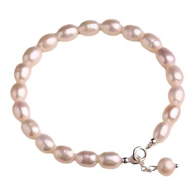 天然淡水珍珠手链女简约轻奢小众