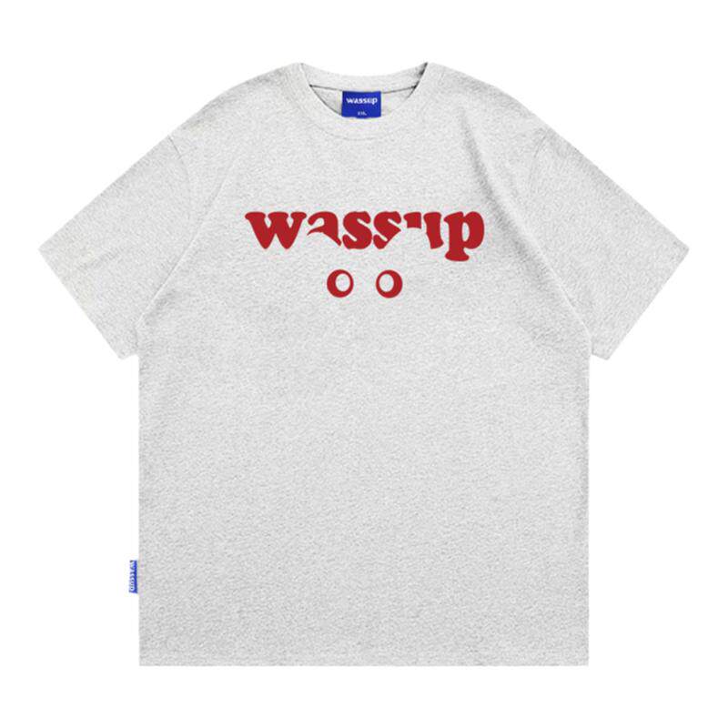 wassup猫眼t恤男女潮牌