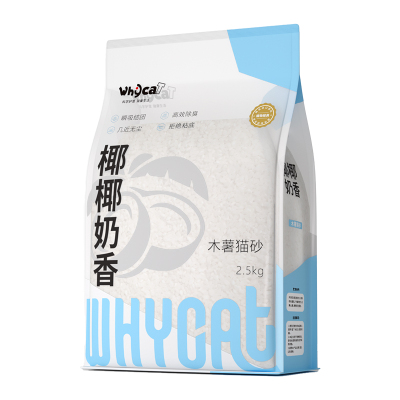 whycat木薯猫砂除臭结团几近无尘