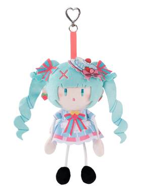 moeyu初音未来甜美交织蚂蚁体毛绒挂件磁吸娃娃miku公仔玩偶周边