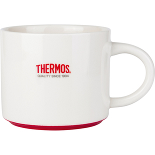 THERMOS/膳魔师马克杯 日本男女陶瓷办公水杯经典简约473ml