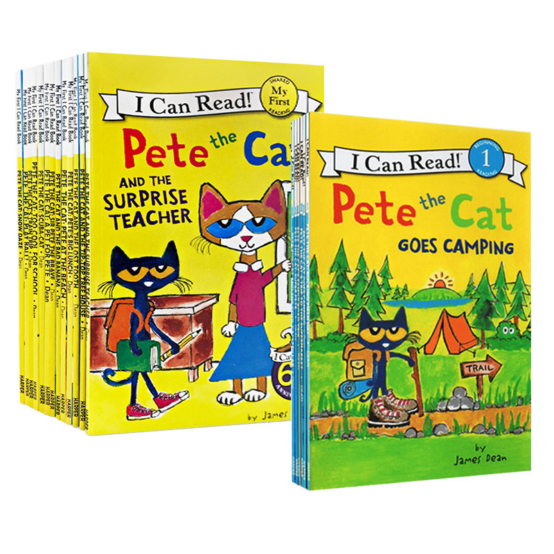 【自营】皮特猫英语绘本 皮特猫 I Can Read 皮特猫绘本系列 My First Pete the Cat 皮特猫绘本 吴敏兰常青藤爸爸书单图3-6岁
