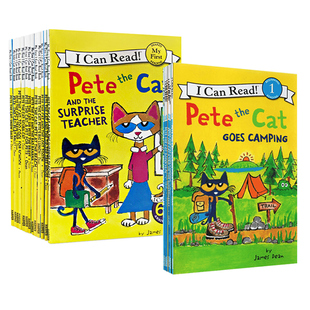 【自营】皮特猫英语绘本 皮特猫 I Can Read 皮特猫绘本系列 My First Pete the Cat 皮特猫绘本 吴敏兰常青藤爸爸书单图3-6岁
